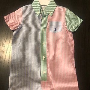 Baby Boys Polo Ralph Lauren Oxford Shortalls
